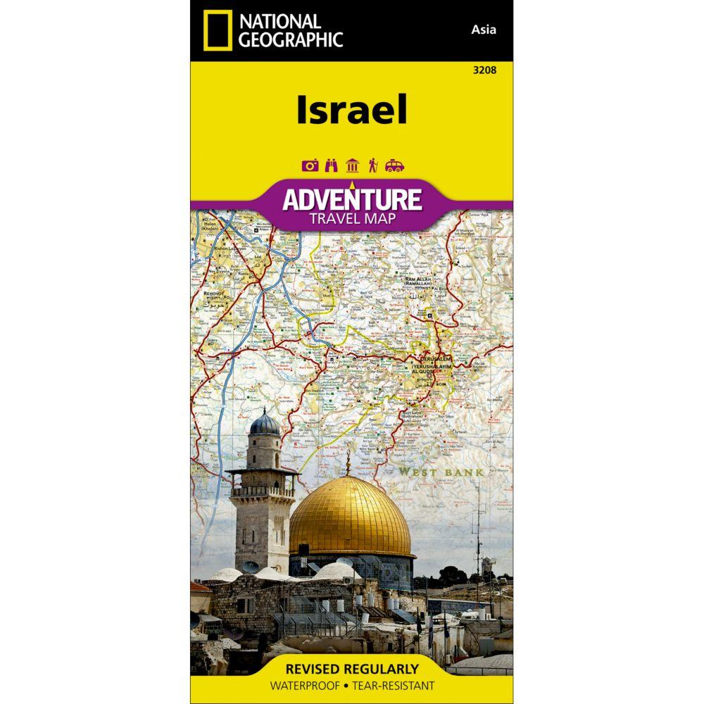 Israel National Geographic Adventure Map 9781566956178
